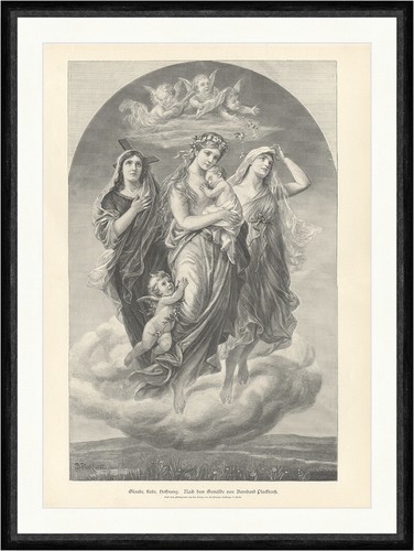 Quadro fede amore - , speranza