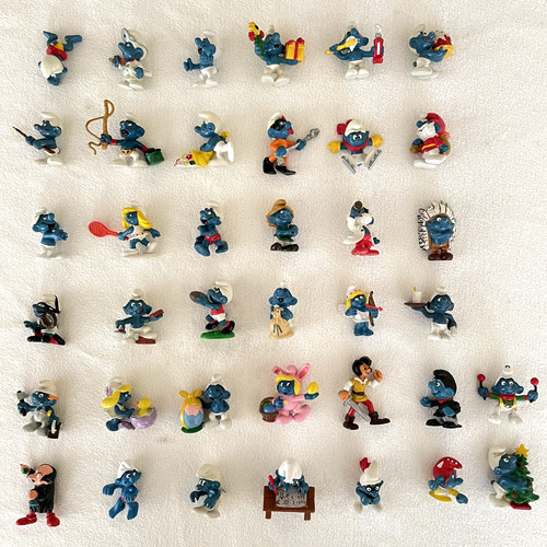 Lotto puffi vintage - 38,