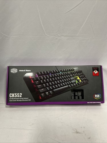 Tastiera coolermaster ck552 - tastiera,