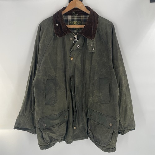 Giacca cerata verde - n&b, uomo