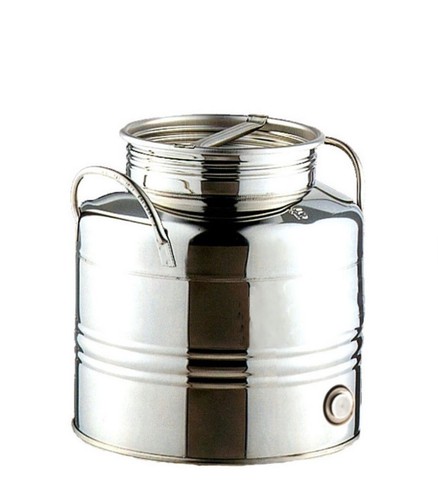 Fustino fusto inox - inox, aggraffato
