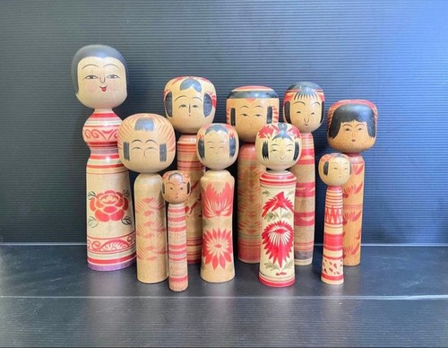 Kokeshi giapponese vintage - kokeshi,