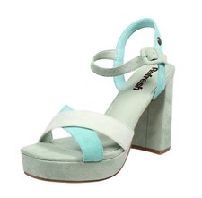 Xti Refresh Sandali Con Tacco E Plateau Azzurro - Taglia 40 [26.3cm] Scarpe