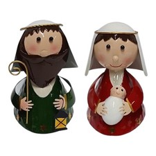 Set 2 Pezzi Natività Pastori