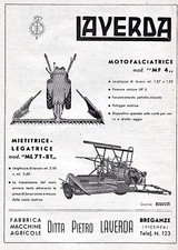 ADVERTISEMENT 1954 LAVERDA