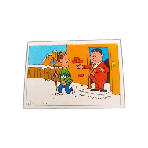 Figurina cartoncino stanlio - figurina/cartoncino, e