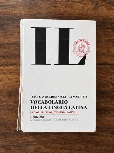 Dizionario latino copertina - latino,