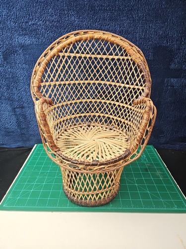 Sedia rattan vimini schienale