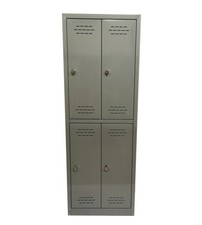 ARMADIO SPOGLIATOIO IN METALLO GRIMA 4 ANTE, 60X40X167 CM