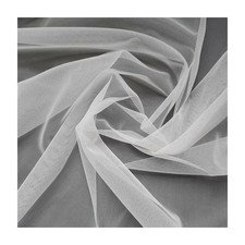 Tessuto Tulle Bianco Morbido