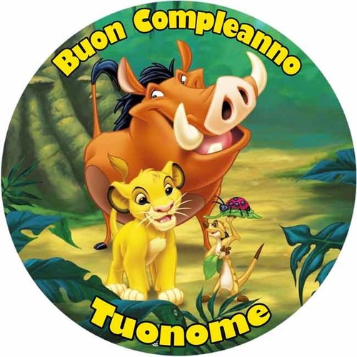 Cialda leone pumba - re,