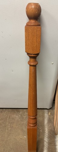 Scala rovere newel post - rovere,