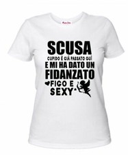 t-shirt donna bianca scritta