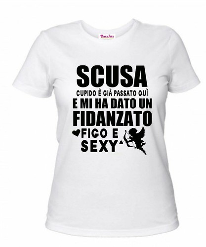 Shirt donna bianca scritta - donna,