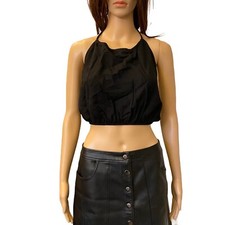 Zara Top Donna Cropped Halter