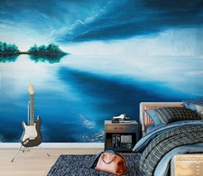 Carta da parati 3D disegnata a