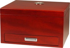 Humidor rosso-marrone opaco /
