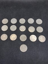 LOT OF 16 1 GERMAN MARK COINS