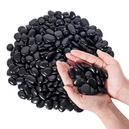 Rocce fiume nere per - di,