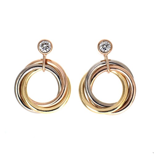 Orecchini cartier k18yg - orecchini,