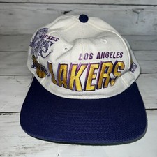 Cappello vintage Los Angeles Lakers Sports Specialties Shadow Snapback anni 90 USA Team OG