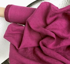 Tessuto Lino Fucsia Magenta da
