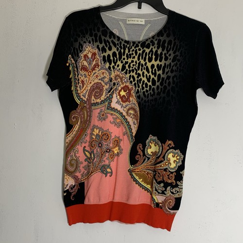 Etro maglione seta manica - etro,