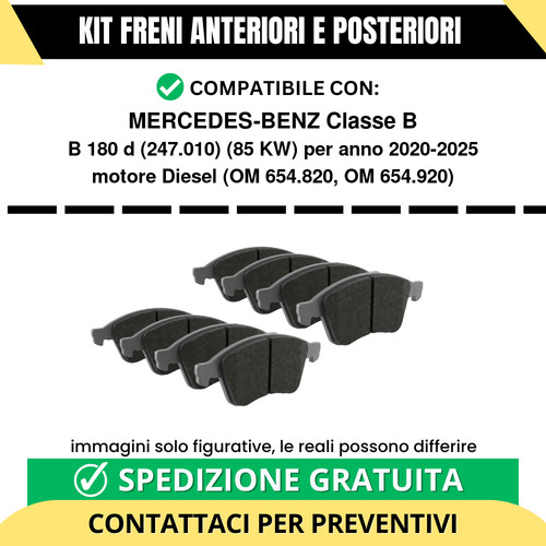 Pastiglie freno ant post - ant,