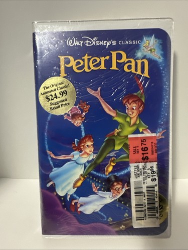 Peter pan vhs - vhs, black