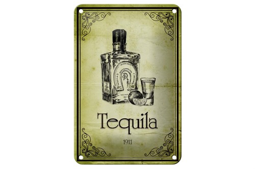 Targa latta alcool 12x18 cm - 12x18,