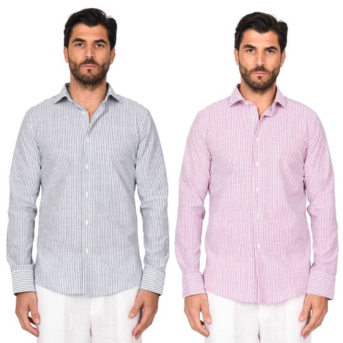 Camicia uomo puro lino - camicia,