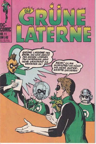 Lanterna verde 11 - verde, n.11