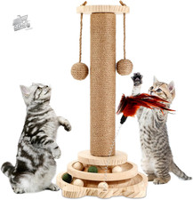 Wooden Interactive Cat Toy, 4