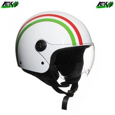 Casco Demi Jet Grafica Italia