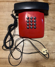 TELEFONO FISSO VINTAGE ROSSO