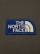Patch écusson brodé thermocollant north face bleu & blanc NEUF