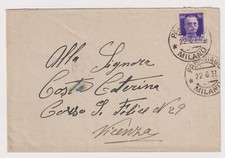 ITALIA REGNO 1937 lettera