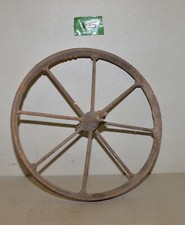 Antica ruota carriola acciaio