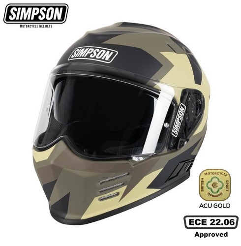 Casco simpson venom comanche - simpson,