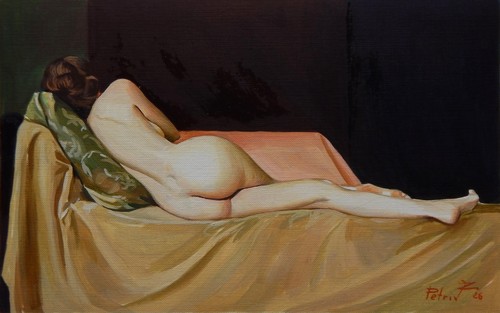 Dipinto olio carta - dipinto,