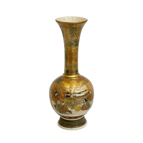 Vaso giapponese satsuma - vaso,