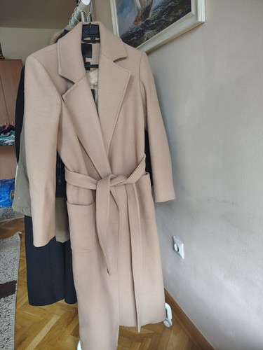 Cappotto con cintura misto - con,