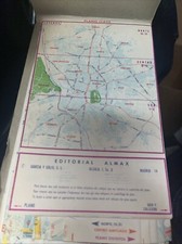 Mappa d'epoca Almax Madrid