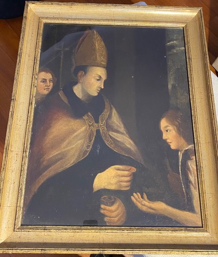 Antico dipinto soggetto - antico,