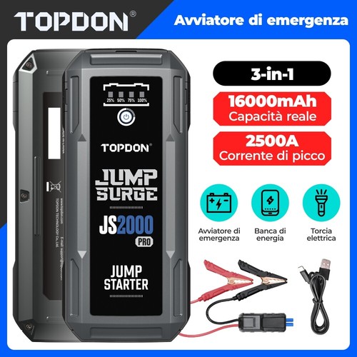 Topdon js2000 pro auto - topdon, jump