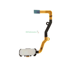 TASTO PULSANTE FLAT HOME SAMSUNG S7 EDGE G935 G935F FINGERPRINT FUNCTION BIANCO