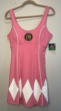 Abito power rangers rosa - power,