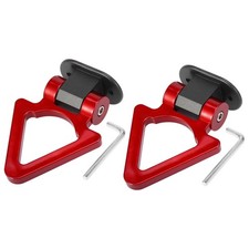 2 Red Triangle Shape Car Tow