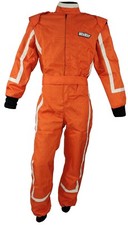 Tuta gokart da corsa per mini go kart go-kart arancio bimbo 4 5 6 7 8 9 10 anni 