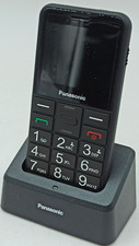 Panasonic KX-TU155EXBN tasti grandi cellulare caricatore batteria nero DIFETTOSO